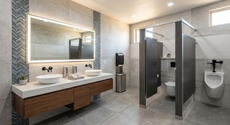 Industrial Bathroom Renovation in Littleton, CO