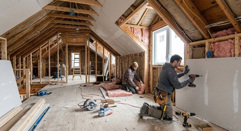 Attic Room Installation in Conroe, TX