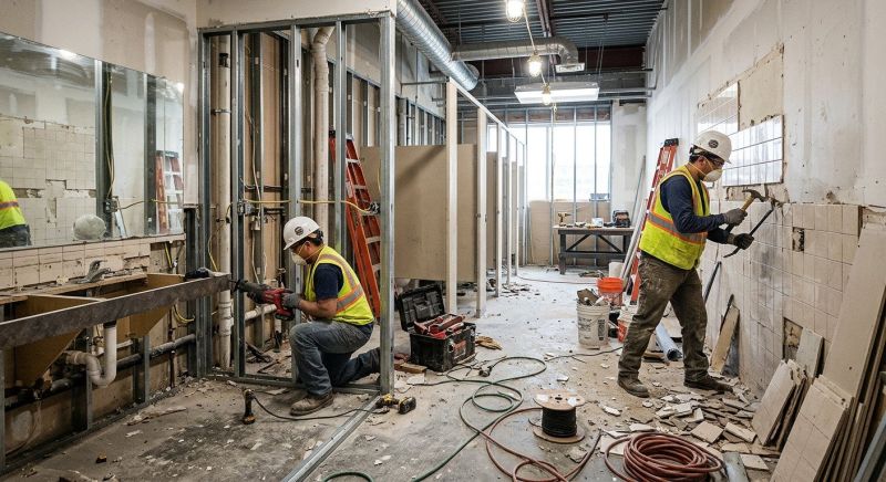 Office Bathroom Renovation in Boulder, CO