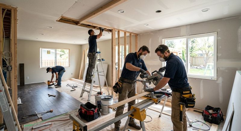 Rec Room Renovation in Conroe, TX